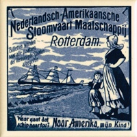 This series depicts posters of the Holland America Line. I have this series complete.