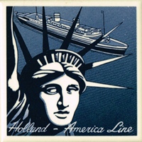 This series depicts posters of the Holland America Line. I have this series complete.