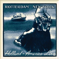 This series depicts posters of the Holland America Line. I have this series complete.