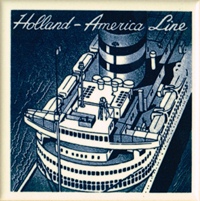 This series depicts posters of the Holland America Line. I have this series complete.