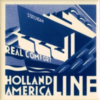 This series depicts posters of the Holland America Line. I have this series complete.